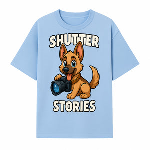 Shutter Stories: Cute Dog Photography Design for Pet Lovers & Animal Enthusiasts - T-shirt 1758334997773.jpg