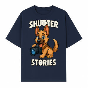 Shutter Stories: Cute Dog Photography Design for Pet Lovers & Animal Enthusiasts - T-shirt 1758334998217.jpg