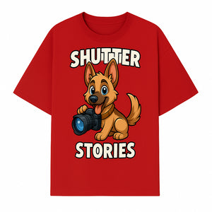 Shutter Stories: Cute Dog Photography Design for Pet Lovers & Animal Enthusiasts - T-shirt 1758334998337.jpg