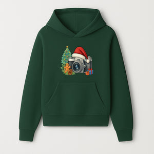 Christmas Camera Art Print with Tree, Gingerbread, and Gifts - Holiday Photography Decor for Home or Office - Hoodie 1758334999522.jpg