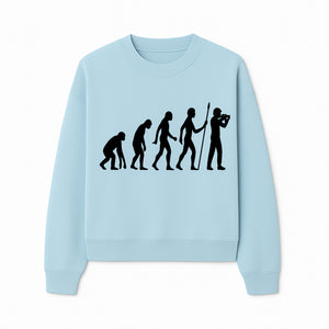 Evolution of Man Wall Art | Human Evolution Silhouette | Modern Home Decor | Science and Nature Art | Unique Gift for Biologists - Sweatshirt 1758335006579.jpg