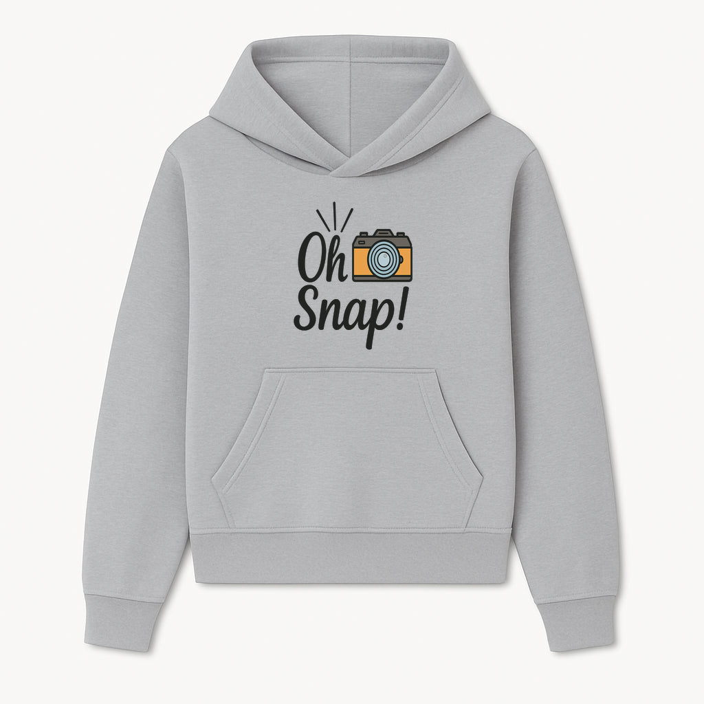 Oh Snap! Camera Design T-Shirt | Fun Photography Shirt | Gift for Photographers and Creatives - Hoodie 1758335007120.jpg