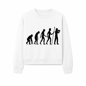 Evolution of Man Wall Art | Human Evolution Silhouette | Modern Home Decor | Science and Nature Art | Unique Gift for Biologists - Sweatshirt 1758335007479.jpg