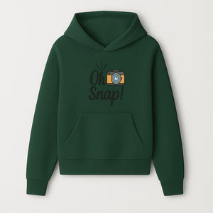 Oh Snap! Camera Design T-Shirt | Fun Photography Shirt | Gift for Photographers and Creatives - Hoodie 1758335007589.jpg