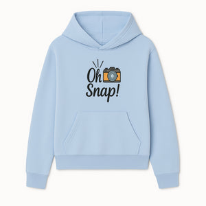 Oh Snap! Camera Design T-Shirt | Fun Photography Shirt | Gift for Photographers and Creatives - Hoodie 1758335007926.jpg