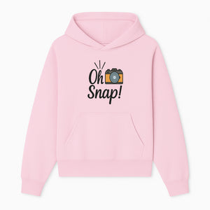 Oh Snap! Camera Design T-Shirt | Fun Photography Shirt | Gift for Photographers and Creatives - Hoodie 1758335008083.jpg