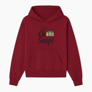 Oh Snap! Camera Design T-Shirt | Fun Photography Shirt | Gift for Photographers and Creatives - Hoodie 1758335008346.jpg
