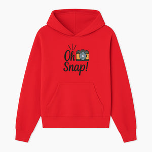 Oh Snap! Camera Design T-Shirt | Fun Photography Shirt | Gift for Photographers and Creatives - Hoodie 1758335008645.jpg
