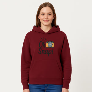 Oh Snap! Camera Design T-Shirt | Fun Photography Shirt | Gift for Photographers and Creatives - Hoodie 1758335010318.jpg
