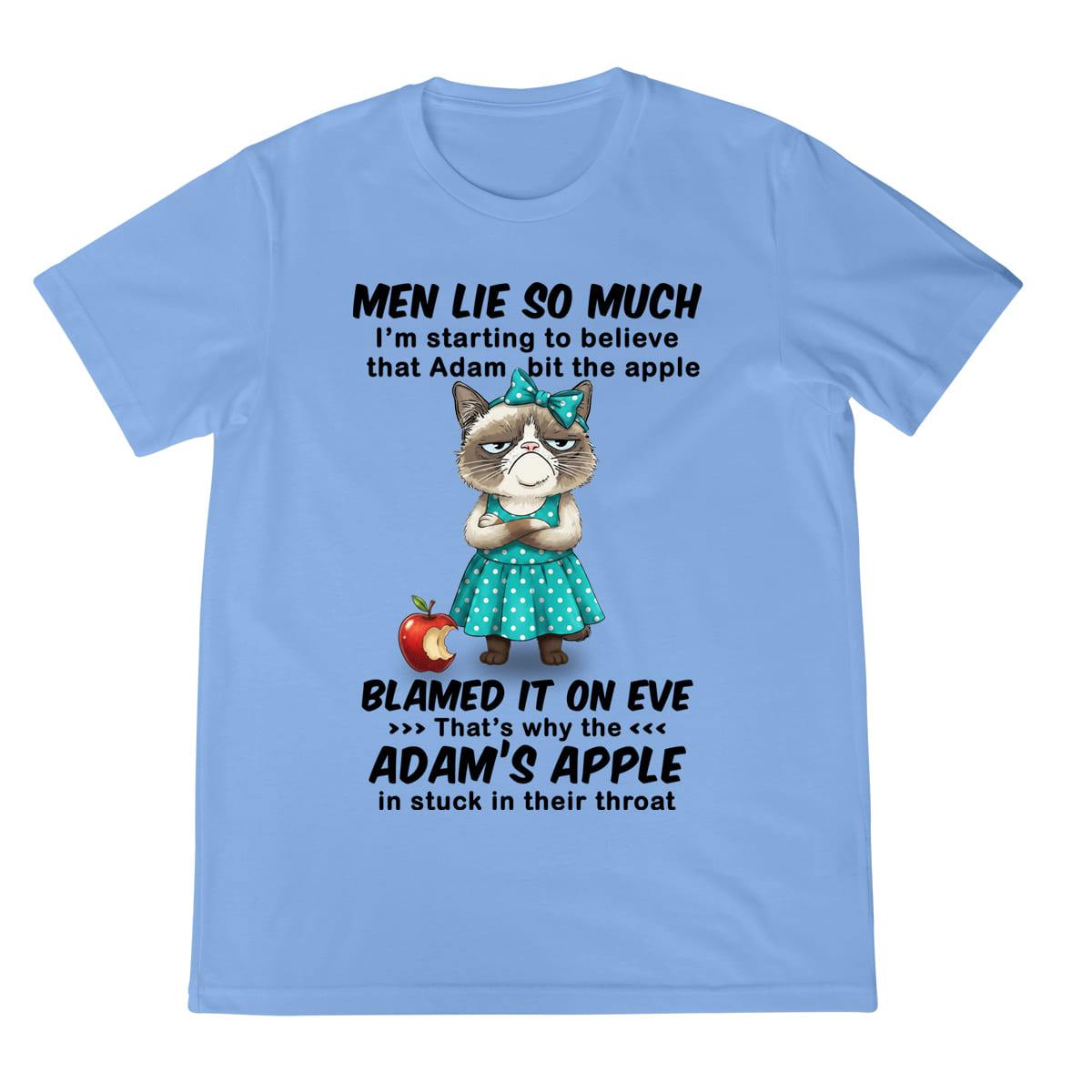 Funny Grumpy Cat Shirt Men Lie So Much Adam S Apple Joke Tee Sarcastic Graphic T Shirt For Women 1758340717560.jpg