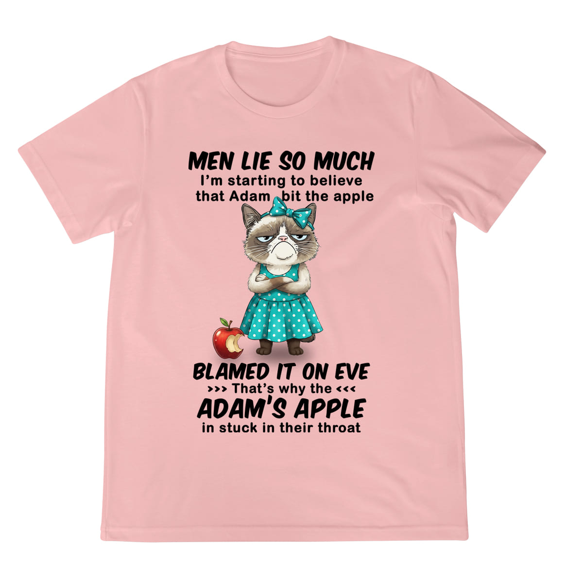 Funny Grumpy Cat Shirt Men Lie So Much Adam S Apple Joke Tee Sarcastic Graphic T Shirt For Women 1758340717634.jpg