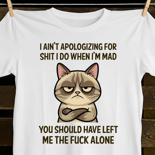 Grumpy Cat Shirt Mad Attitude Quote Tee You Should Have Left Me Alone Funny Graphic T Shirt 1758341536577.jpg