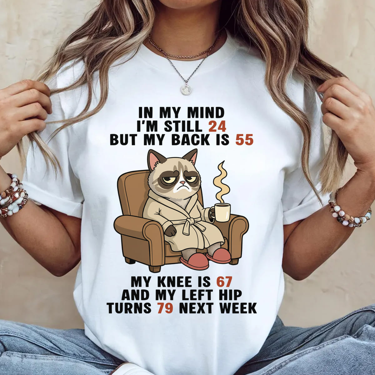 Funny Old Age Shirt Grumpy Cat Graphic Tee Aging Body Joke T Shirt For Men  Women 1758341899483.jpg