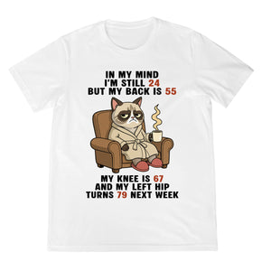 Funny Old Age Shirt Grumpy Cat Graphic Tee Aging Body Joke T Shirt For Men  Women 1758341913708.jpg