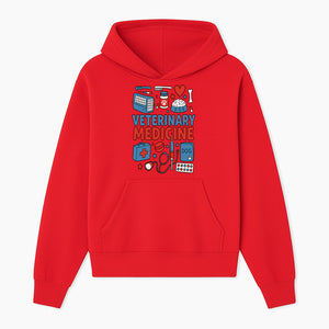 Veterinary Medicine Graphic Tee - Cute Dog Care Design for Animal Lovers, Vets, and Pet Owners, Fun Medical Theme Apparel - Hoodie 1758347405570.jpg