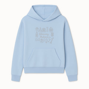 Veterinary Medicine Design with Pets, Veterinary Tools, Paw Prints, and Animal Care Symbols - Perfect for Vet Lovers and Professionals - Hoodie 1758347413718.jpg
