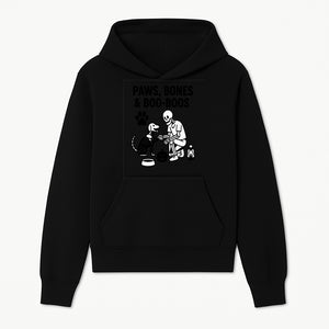 Paws, Bones & Boo Dogs Halloween Decor - Skeleton and Dog Design for Pet Lovers - Hoodie 1758347414655.jpg