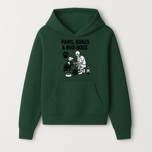 Paws, Bones & Boo Dogs Halloween Decor - Skeleton and Dog Design for Pet Lovers - Hoodie 1758347414905.jpg