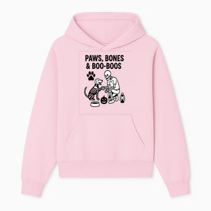 Paws, Bones & Boo Dogs Halloween Decor - Skeleton and Dog Design for Pet Lovers - Hoodie 1758347415253.jpg