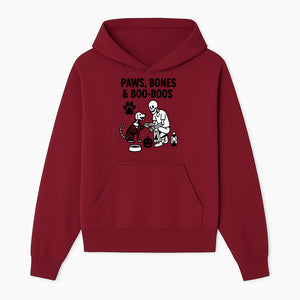 Paws, Bones & Boo Dogs Halloween Decor - Skeleton and Dog Design for Pet Lovers - Hoodie 1758347415388.jpg