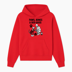 Paws, Bones & Boo Dogs Halloween Decor - Skeleton and Dog Design for Pet Lovers - Hoodie 1758347415668.jpg