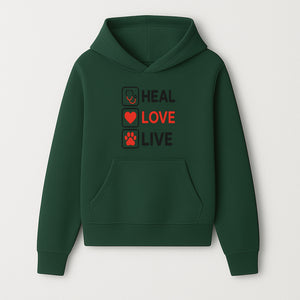 Stethoscope Wall Art - Heal, Love, Live Neon Sign - Inspirational Decor for Medical Professionals and Animal Lovers - Hoodie 1758347415678.jpg