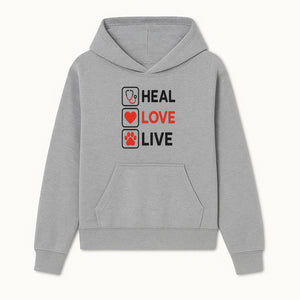 Stethoscope Wall Art - Heal, Love, Live Neon Sign - Inspirational Decor for Medical Professionals and Animal Lovers - Hoodie 1758347415850.jpg