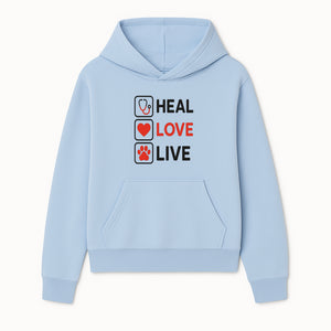 Stethoscope Wall Art - Heal, Love, Live Neon Sign - Inspirational Decor for Medical Professionals and Animal Lovers - Hoodie 1758347415987.jpg