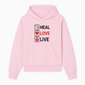Stethoscope Wall Art - Heal, Love, Live Neon Sign - Inspirational Decor for Medical Professionals and Animal Lovers - Hoodie 1758347416127.jpg