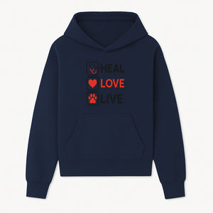 Stethoscope Wall Art - Heal, Love, Live Neon Sign - Inspirational Decor for Medical Professionals and Animal Lovers - Hoodie 1758347416459.jpg