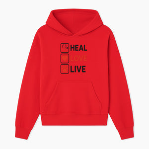 Stethoscope Wall Art - Heal, Love, Live Neon Sign - Inspirational Decor for Medical Professionals and Animal Lovers - Hoodie 1758347416596.jpg
