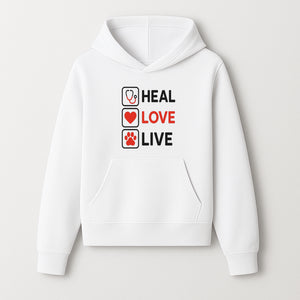 Stethoscope Wall Art - Heal, Love, Live Neon Sign - Inspirational Decor for Medical Professionals and Animal Lovers - Hoodie 1758347416880.jpg