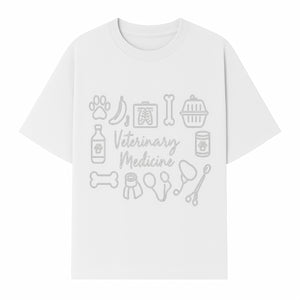 Veterinary Medicine Design with Pets, Veterinary Tools, Paw Prints, and Animal Care Symbols - Perfect for Vet Lovers and Professionals - T-shirt 1758347417344.jpg
