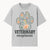 Floral Paw Print Veterinary Receptionist Sign | Pet Care Office Decor | Animal Hospital Reception Wall Art - T-shirt 1758347417820.jpg