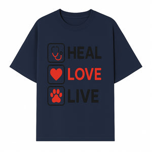 Stethoscope Wall Art - Heal, Love, Live Neon Sign - Inspirational Decor for Medical Professionals and Animal Lovers - T-shirt 1758347419466.jpg