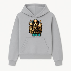 Funny Halloween Dog Skeleton Art T-Shirt | Boo-ne! Graphic Tee with Skull Design | Spooky Pet Lover Apparel - Hoodie 1758347419612.jpg
