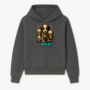 Funny Halloween Dog Skeleton Art T-Shirt | Boo-ne! Graphic Tee with Skull Design | Spooky Pet Lover Apparel - Hoodie 1758347419884.jpg
