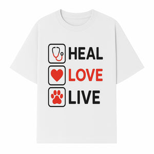 Stethoscope Wall Art - Heal, Love, Live Neon Sign - Inspirational Decor for Medical Professionals and Animal Lovers - T-shirt 1758347419899.jpg