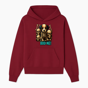 Funny Halloween Dog Skeleton Art T-Shirt | Boo-ne! Graphic Tee with Skull Design | Spooky Pet Lover Apparel - Hoodie 1758347420515.jpg