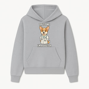 Corgi Doctor T-Shirt - Trust Me I'm a Dogtor Fun Pet Lover Gift, Cute Animal Medical Theme Apparel for Dog Owners - Hoodie 1758347421279.jpg