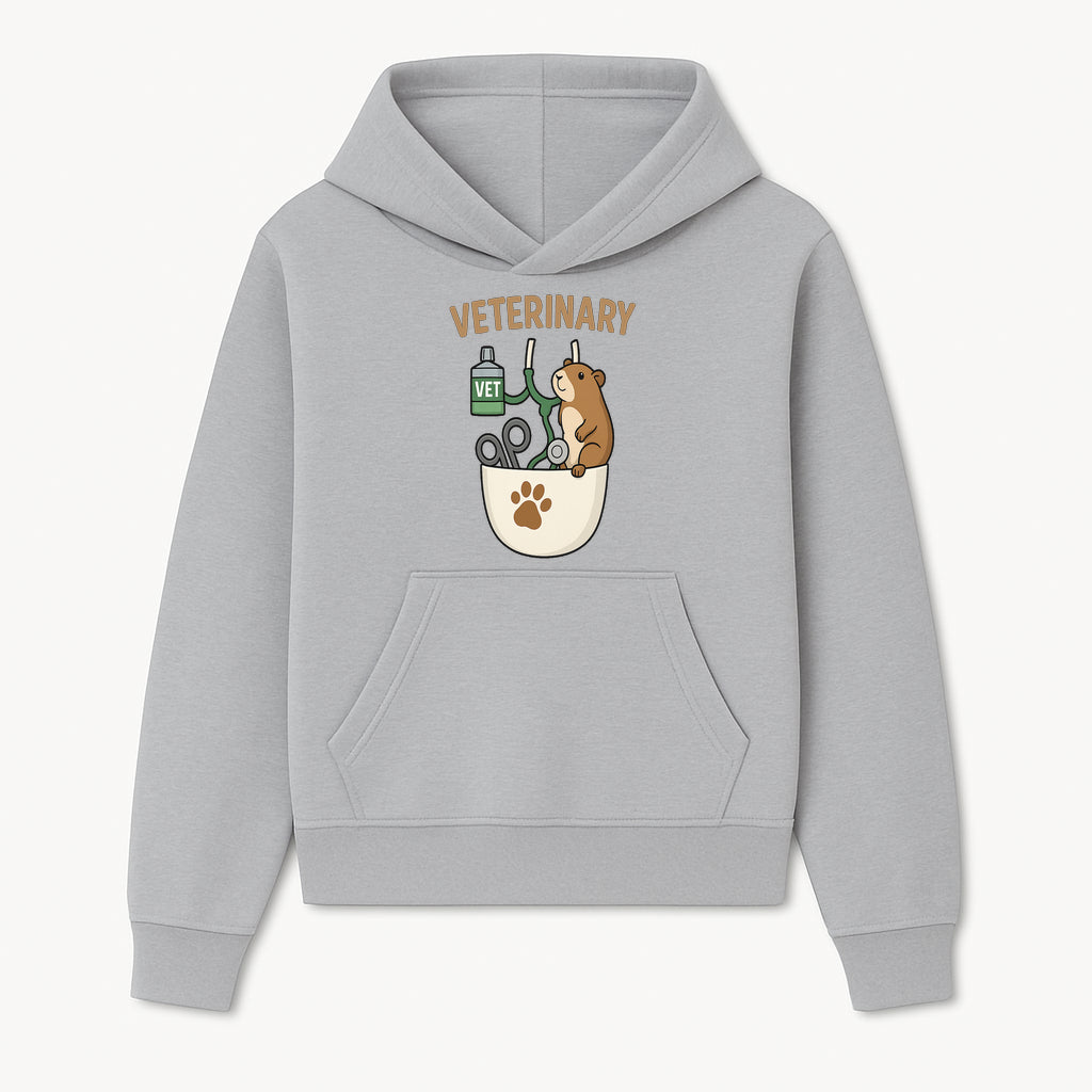 Veterinary Care Design with Guinea Pig and Medical Tools - Perfect for Animal Lovers and Vet Professionals - Hoodie 1758347421401.jpg