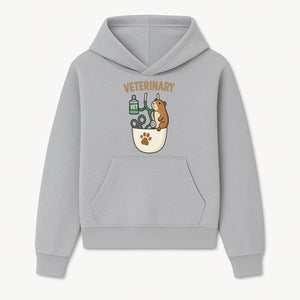 Veterinary Care Design with Guinea Pig and Medical Tools - Perfect for Animal Lovers and Vet Professionals - Hoodie 1758347421401.jpg