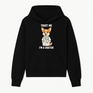 Corgi Doctor T-Shirt - Trust Me I'm a Dogtor Fun Pet Lover Gift, Cute Animal Medical Theme Apparel for Dog Owners - Hoodie 1758347421436.jpg