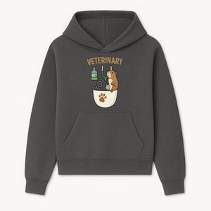 Veterinary Care Design with Guinea Pig and Medical Tools - Perfect for Animal Lovers and Vet Professionals - Hoodie 1758347421699.jpg
