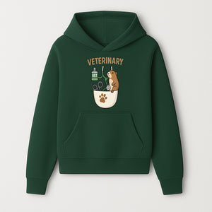Veterinary Care Design with Guinea Pig and Medical Tools - Perfect for Animal Lovers and Vet Professionals - Hoodie 1758347421870.jpg