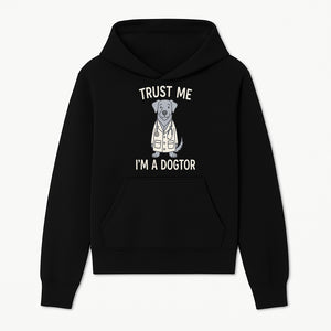 Funny Dog Doctor T-Shirt - 'Trust Me, I'm a Dogtor' - Cute Pet Lover Gift for Vet Students and Dog Owners - Hoodie 1758347421896.jpg
