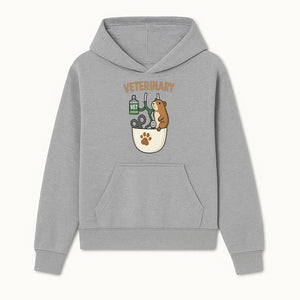Veterinary Care Design with Guinea Pig and Medical Tools - Perfect for Animal Lovers and Vet Professionals - Hoodie 1758347422009.jpg