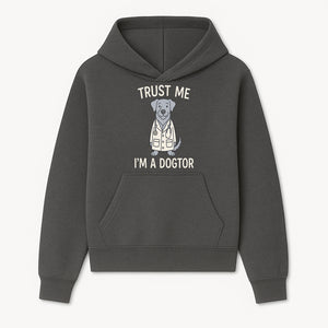 Funny Dog Doctor T-Shirt - 'Trust Me, I'm a Dogtor' - Cute Pet Lover Gift for Vet Students and Dog Owners - Hoodie 1758347422029.jpg