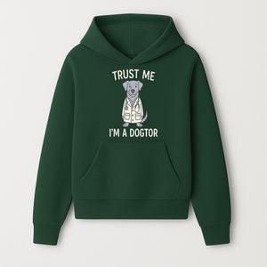 Funny Dog Doctor T-Shirt - 'Trust Me, I'm a Dogtor' - Cute Pet Lover Gift for Vet Students and Dog Owners - Hoodie 1758347422193.jpg