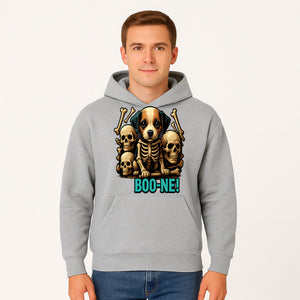 Funny Halloween Dog Skeleton Art T-Shirt | Boo-ne! Graphic Tee with Skull Design | Spooky Pet Lover Apparel - Hoodie 1758347422244.jpg